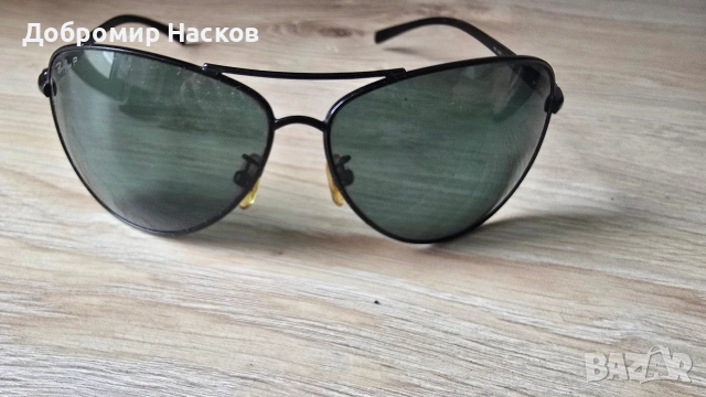 Оригинални Ray-Ban Aviator Polarized RB 3027 Italy, снимка 2 - Слънчеви и диоптрични очила - 55121146
