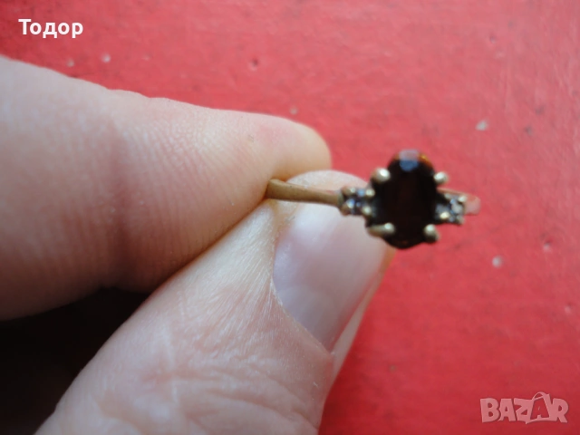 Старинен пръстен с камъни 6, снимка 4 - Пръстени - 54089303