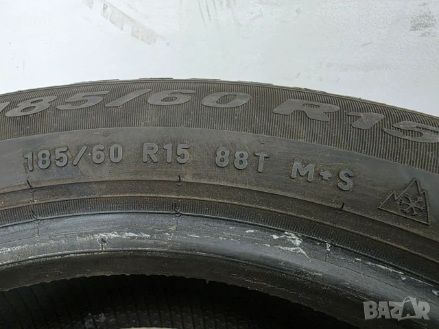 2бр зимни гуми 185/60/15 PIRELLI L05602 , снимка 4 - Гуми и джанти - 54499110