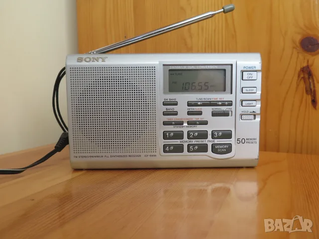 sony icf sw35-качествен радиоприемник, снимка 8 - Радиокасетофони, транзистори - 55597401