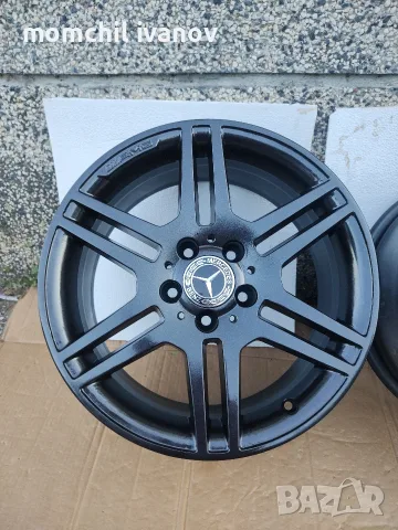 17" оригинални AMG джанти за Мерцедес, спорт пакет, 5х112, ц.о. 66,6, снимка 6 - Гуми и джанти - 55534529