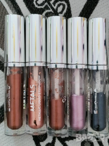 Сенки за очи с метален ефект Golden rose, снимка 5 - Козметика за лице - 54188139