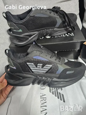 Мъжки маратонки Emporio Armani 43 и 44 номер, снимка 8 - Спортни обувки - 55503631