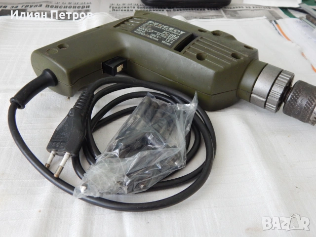 дрелка PEGEOT mod  PC-582, снимка 6 - Бормашини - 54866160