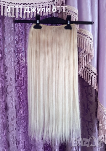 Естествена руса коса за удължаване, снимка 5 - Аксесоари за коса - 53983087