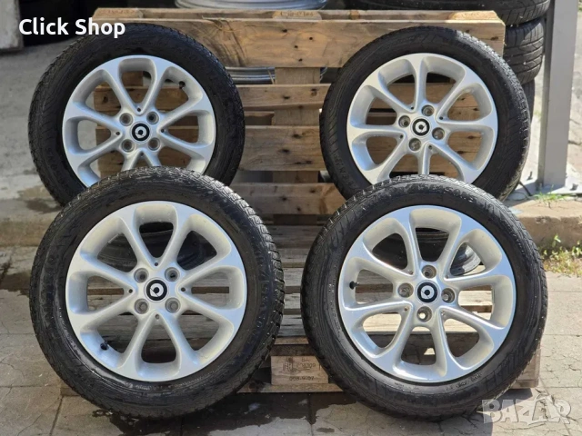 4х100 15 Джанти Спорт Пакет Smart FORFOUR ForTwo Смарт 4х100, снимка 5 - Гуми и джанти - 55113587