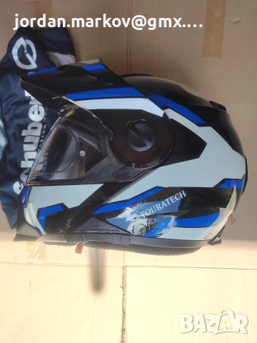 Touratech / Schuberth XXL Туратек / Шуберт модуларна каска за мотоциклет мотор, снимка 3 - Аксесоари и консумативи - 54598378