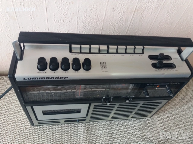 Радиокасетофон commander , снимка 6 - Радиокасетофони, транзистори - 54190084