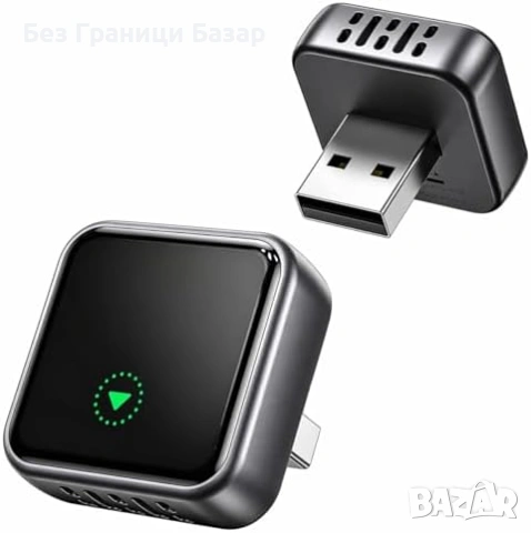 Нов Безжичен CarPlay адаптер iPhone Bluetooth 5.3 5GHz WiFi за кола автомобил