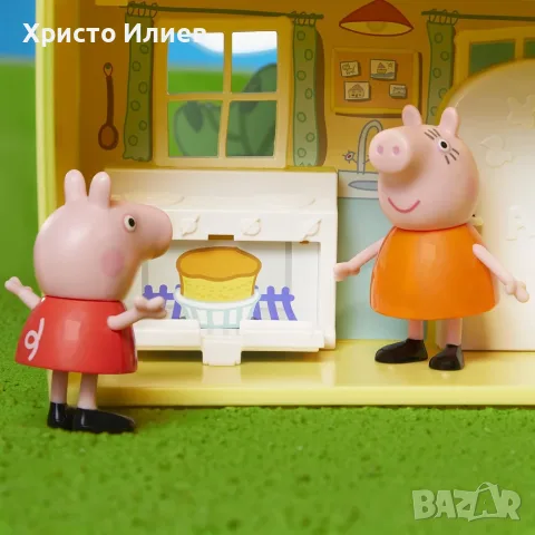 Къщата на Пепа Пиг с обзавеждане Колата на Пепа пиг Peppa pig фигури, снимка 3 - Фигурки - 55298334