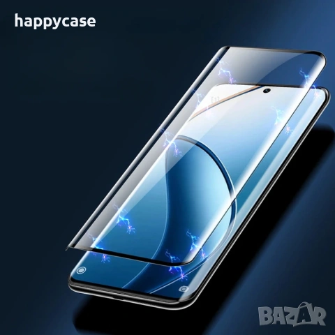 Realme 16 Pro+ 14 Pro+ 12 Pro+ GT 7 Pro / 3D ЦЯЛО ЛЕПИЛО Извит стъклен протектор за екран, снимка 7 - Фолия, протектори - 46838815
