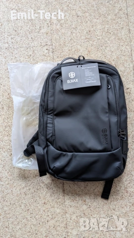 Бизнес раница за лаптоп BJIAX 15.6" с USB порт – черна, снимка 9 - Раници - 55123267