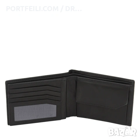 Кожен портфейл Friedrich с RFID NFC защита, снимка 4 - Портфейли, портмонета - 54318763