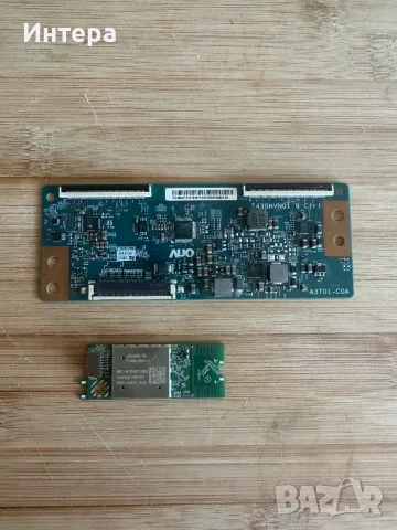 Tcon T430HVN01. 9 Ctrl BD  43T01-C0A, Wi-Fi Module J20H090 от SONY модел KDL-43WD757