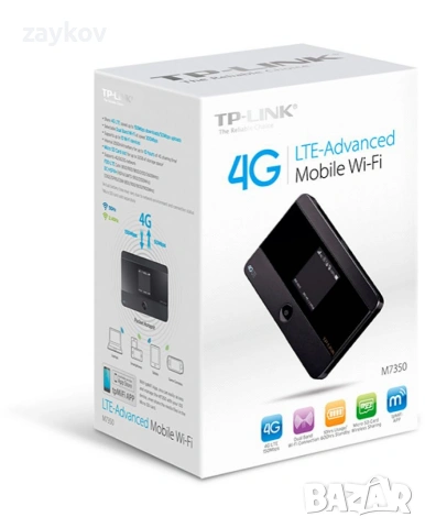 Рутер TP-Link - M7350, 150Mbps, черен, снимка 3 - Друга електроника - 54000545