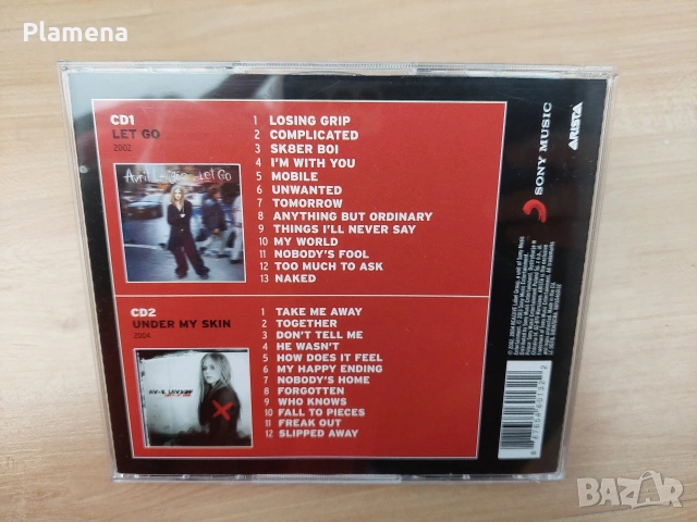 Оригинално CD на Аврил Лавин два албума, снимка 2 - CD дискове - 54114869