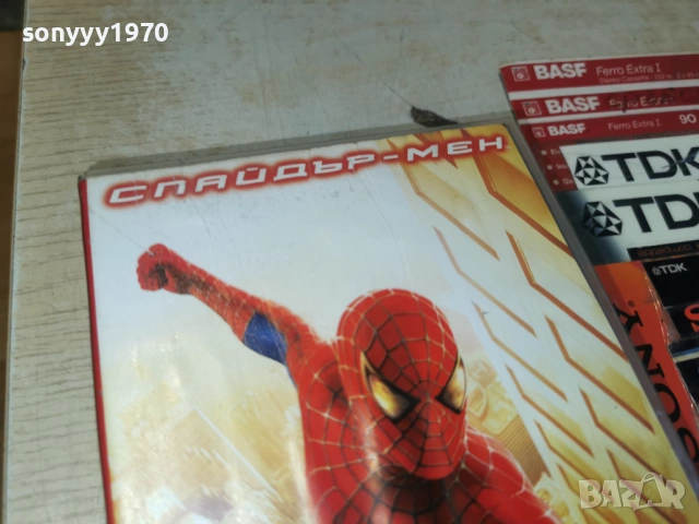 СПАЙДЪР-МЕН ORIGINAL VHS TAPE 1705261006L1, снимка 6 - Други жанрове - 54579217