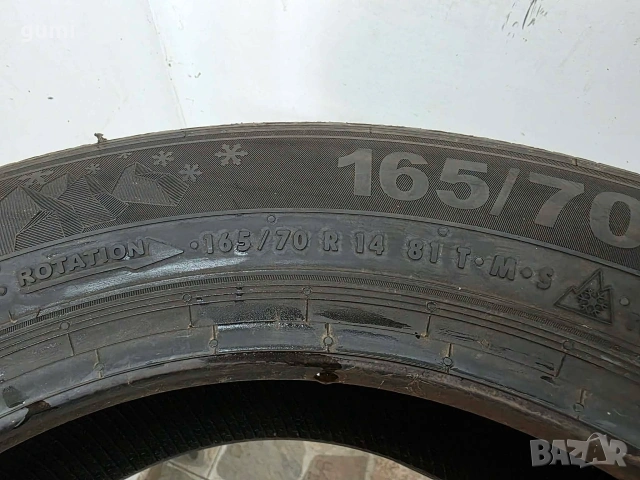 1бр зимна гума 165/70/14 SEMPERIT L06090 , снимка 2 - Гуми и джанти - 55055619