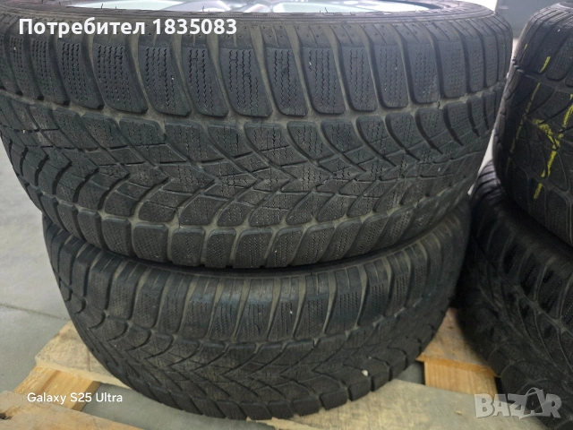 Лети джанти 17ки 5х112 Audi + зимни гуми 225/50/17 Dunlop, снимка 14 - Гуми и джанти - 54441174