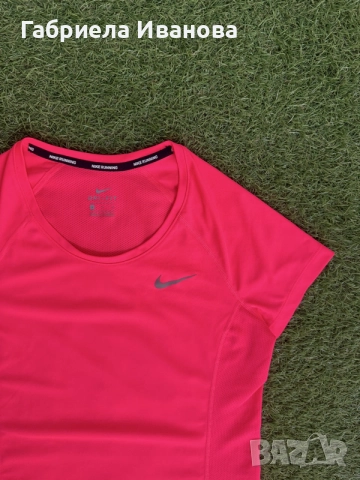 Дамска тениска  с мрежести панели Nike Dri - FIT, снимка 2 - Тениски - 55479929