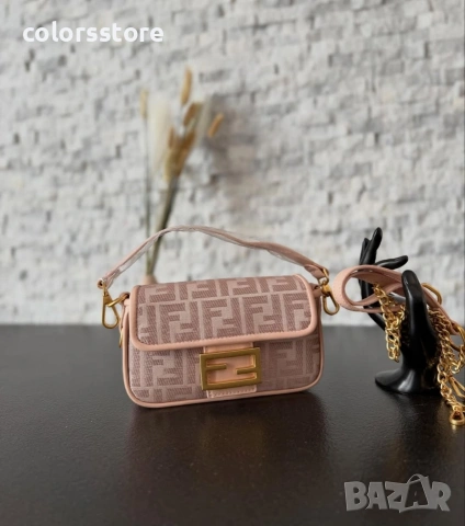 Розова чанта Fendi-IM93e