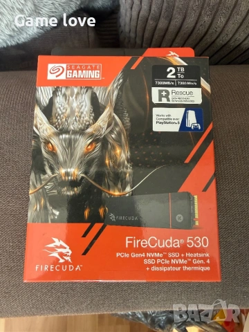 SSD Seagate fireCuda 530 2 TB 7300 MB/s, 22x80mm