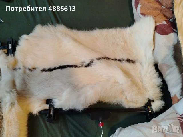 3 броя заешки кожи продават се трите заедно, снимка 2 - Декорация за дома - 55283122
