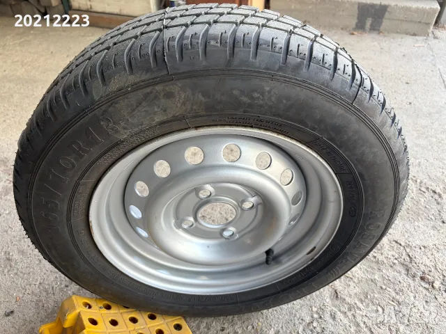 Чисто нова гума с джанта за ремарке 165/70R13, снимка 5 - Ремаркета - 55562778