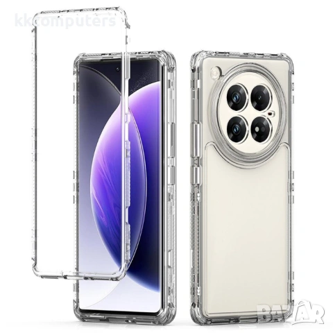 Прозрачен Калъф за Infinix Zero 40 4G / 5G Acrylic + TPU с Протектор, снимка 2 - Калъфи, кейсове - 54676310