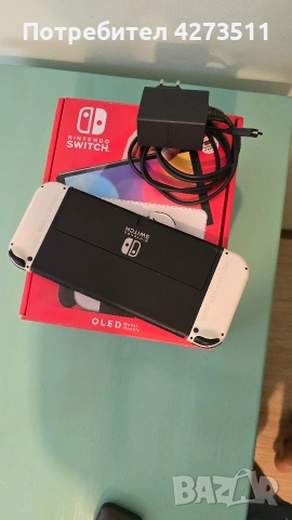 Nintendo Switch OLED Atmosphere / 128GB SanDisk Extreme Pro, снимка 3 - Nintendo конзоли - 54289636