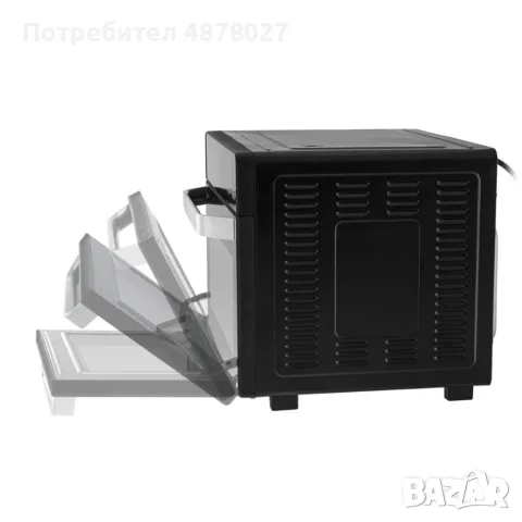 Многофункционален фритюрник с горещ въздух 30L - Мощна 2200W фурна с конвекция, 24 програми, снимка 8 - Фритюрници - 55502100