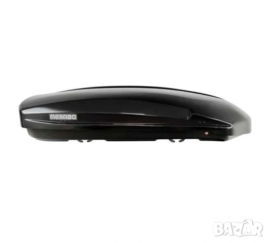 Автобокс MENABO SATELLITE DUO BLACK CRAB 550л черен гланц 198x94x36cm Кутия Багажник за Автомобил