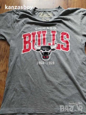 chicago bulls Mitchell & Ness - страхотна мъжка тениска S, снимка 3 - Тениски - 54195615