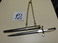 Общовойскови кортик 12 образец 1951г. , снимка 2