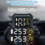 Безжична TPMS система за мотори за налягане и температура на гумите с LCD и 2 сензора, презареждаема, снимка 10