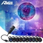 USB 360° LED Въртящ се Галактически Светлинен Проектор,LED Атмосферна Лампа, снимка 9