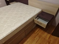 Спалня легло 140/200 + нощи + скрин, снимка 2