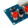 Адаптерна платка за ATX захранване 12V, 5V, 3.3V – с 5A предпазители, LED индикатор и ON/OFF 10395, снимка 7