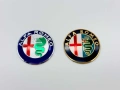 Емблема за волан Alfa Romeo + капачки за джанти – нови, снимка 2