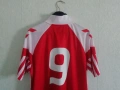 Denmark Euro 1992 Povlsen #9 оригинална ретро тениска фланелка Дания Hummel екип vintage , снимка 4