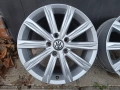 ОРИГИНАЛНИ джанти 17' цола 5x112 ФОЛКСВАГЕН / VW Touran GOLF 57,1 ET52, снимка 7