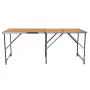 FAVO DUO DECOR 150/50– Сгъваема двойна маса с дървесен MDF плот -ПРОФИЛ М, снимка 4