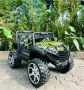 Детско електрическо бъги 4×4 с дистанционно, LED, USB и MP3 – 4 мотора, зелено, снимка 4