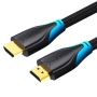 Кабел Vention HDMI v2.0 M/M 4K/60Hz Gold - 3 метра, снимка 1
