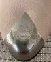 Изящни скъпи испански велурени обувки с метален врьх - размер 38, стелка - 24.5 см) , снимка 3