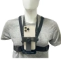 Регулируем нагръден колан за телефон и GoPro – Chest Mount за екшън кадри, колоездене и влог 10361, снимка 8