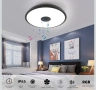 LED таванно осветление с дистанционно управление,IP65 диаметър 28см,димируема с Bluetooth говорител, снимка 3