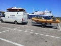 Продавам Лодка Rib-Bat 4,5м дълга, с конзола, волан, червяк и жила, внос от Италия, снимка 2