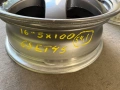 4 бр. оригинални алуминиеви джанти Toyota 16 цола 5x100 , централен отвор 54.1, ET45, 6J, снимка 7
