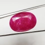 РЯДКО СЪКРОВИЩЕ – 10.54 карата ярък Hot Pinkish Red рубин от Мозамбик!, снимка 6